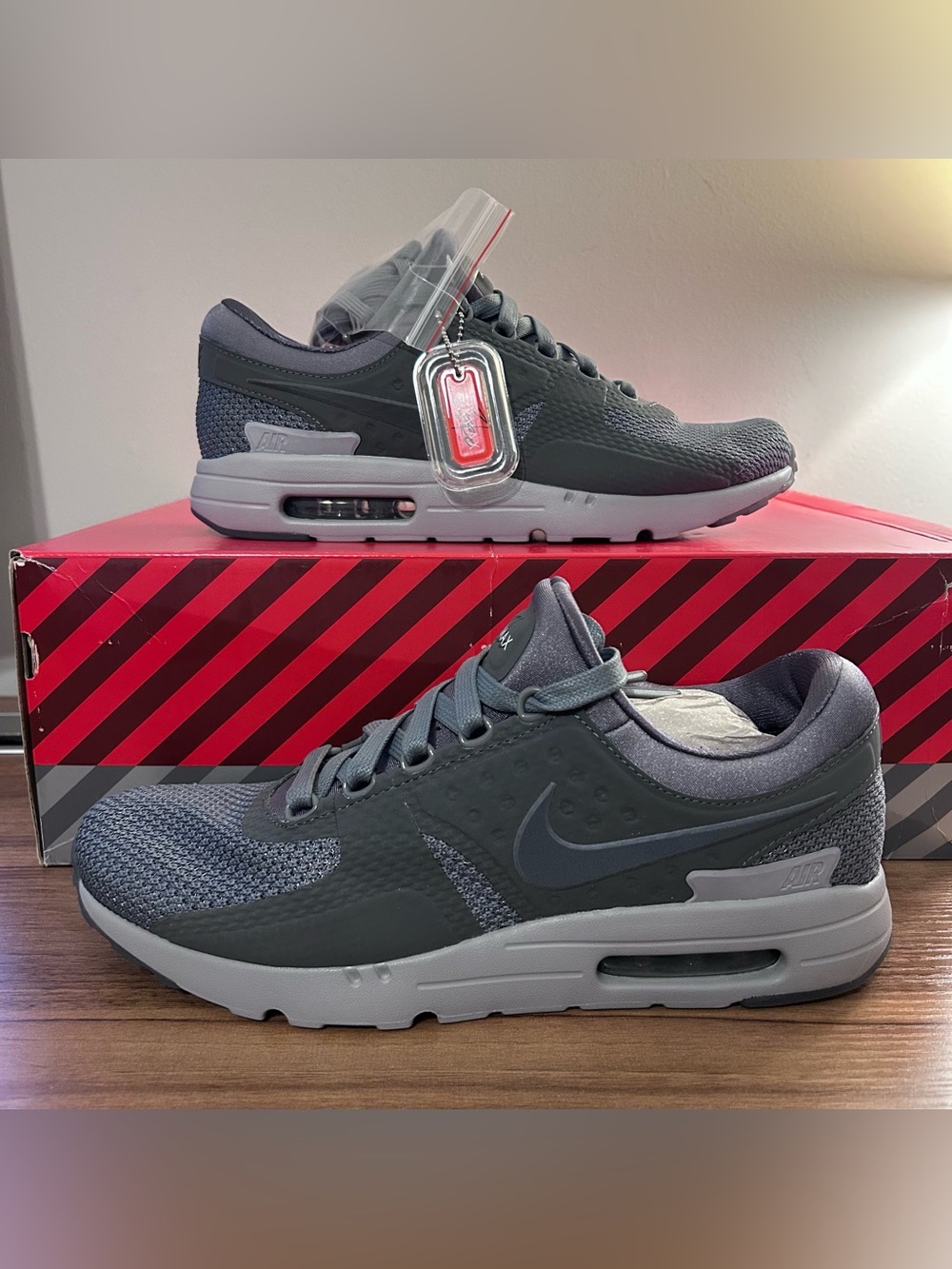 Nike Air Max Zero Cool/Wolf Grey Running Shoes Sneakers Men’s Size 11 789695-003
